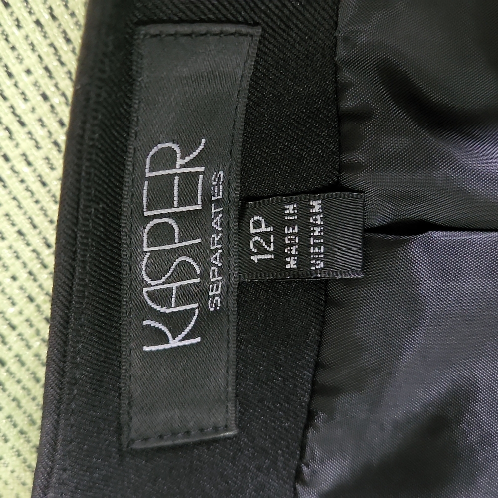 Kasper Separates - Lime Green/Black Fully Lined B… - image 8